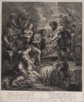 KG 16933
<br/>
Verzoening Jacob en Esau
<br/>
<em>Bailliu, Pieter de (I) (1613-1660)</em>